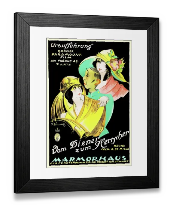 Framed Print : Vom Diener zum Herrscher