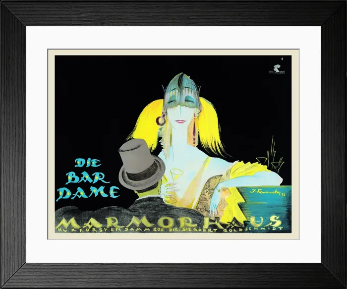 Framed Print : Die Bar Dame Framed Print : Die Bar Dame