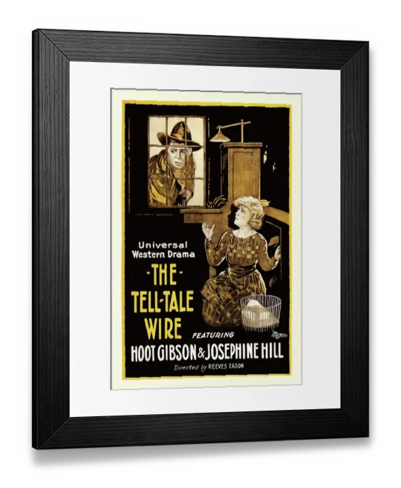 Framed Print : The Tell-Tale Wire Framed Print : The Tell-Tale Wire