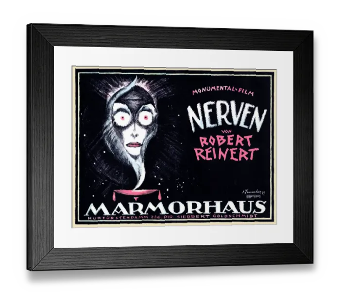 Framed Print : Nerven. Nerves (Nerven) is a 1919 German silent film Framed Print : Nerven. Nerves (Nerven) is a 1919 German silent film