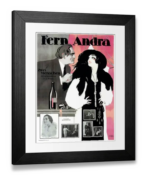 Framed Print : Zwei Menschen Framed Print : Zwei Menschen