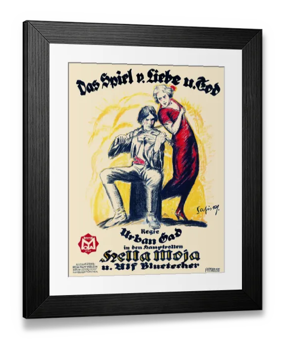 Framed Print : Das Spiel Von Liebe und Tod Framed Print : Das Spiel Von Liebe und Tod