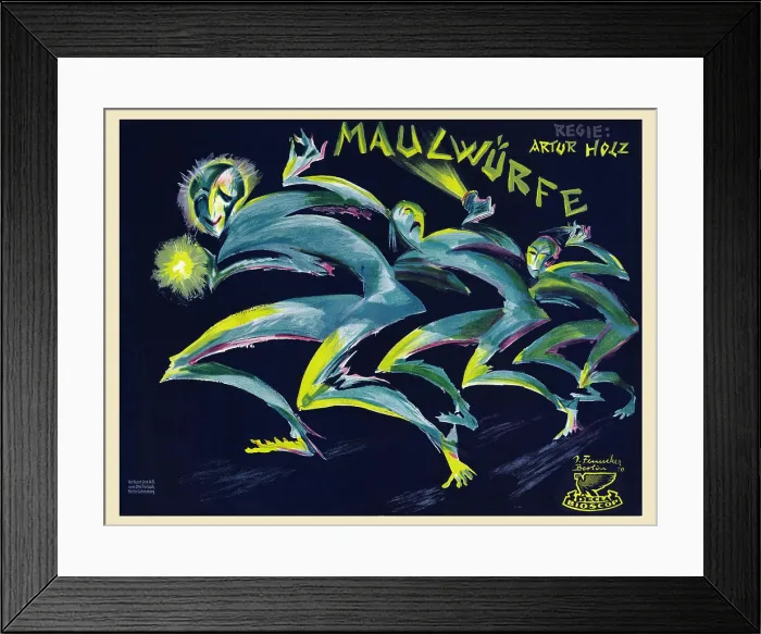 Framed Print : Maulwurfe. Mole' is a German silent crime film Framed Print : Maulwurfe. Mole' is a German silent crime film