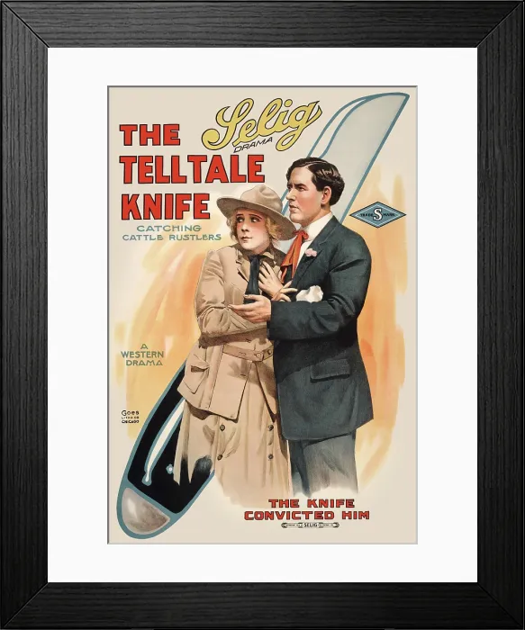 Framed Print : The Tell tale Knife Framed Print : The Tell tale Knife