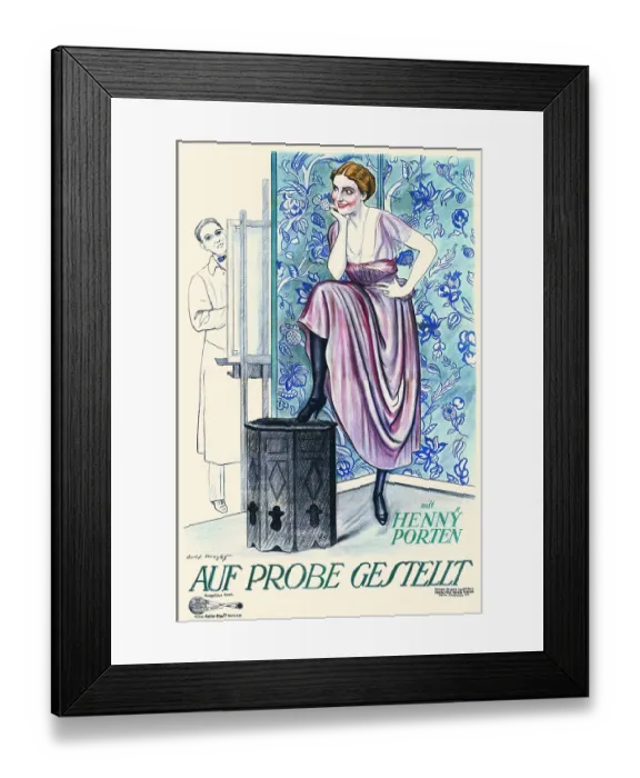 Framed Print : Auf Probe Gestellt