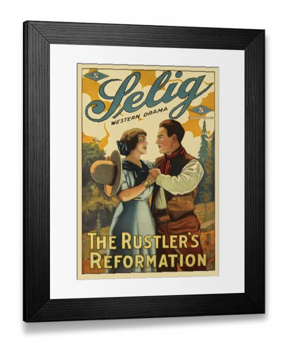 Framed Print : The Rustler's reformation Framed Print : The Rustler's reformation