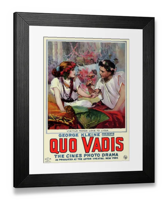 Framed Print : Quo Vadis Vinitius makes love to Lygia Framed Print : Quo Vadis Vinitius makes love to Lygia