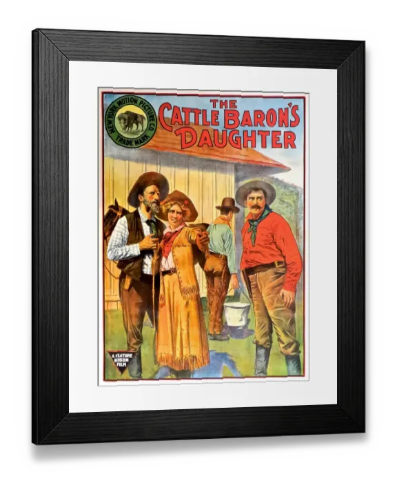Framed Print : The Cattle Baron's Daughter Framed Print : The Cattle Baron's Daughter