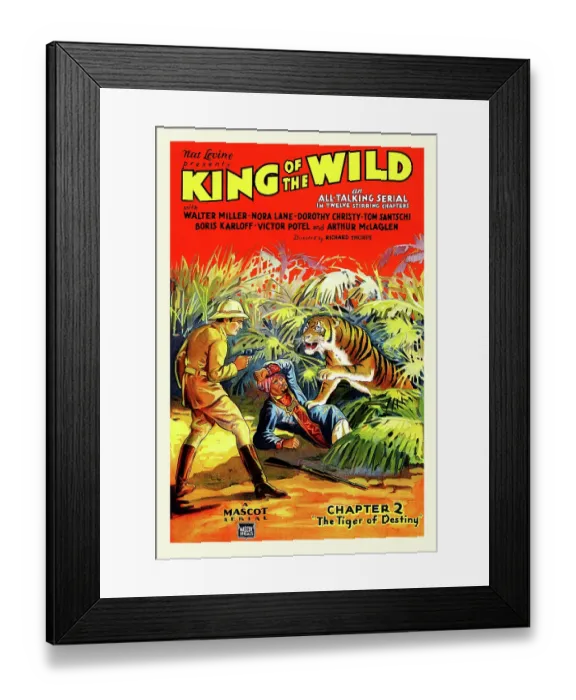 Framed Print : Movie Poster For King Of The Wild, Chapter 2