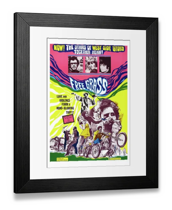 Framed Print : Poster For Free Grass Framed Print : Poster For Free Grass