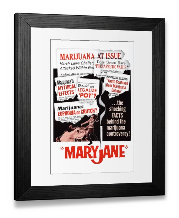 Framed Print : Poster For Maryjane Framed Print : Poster For Maryjane