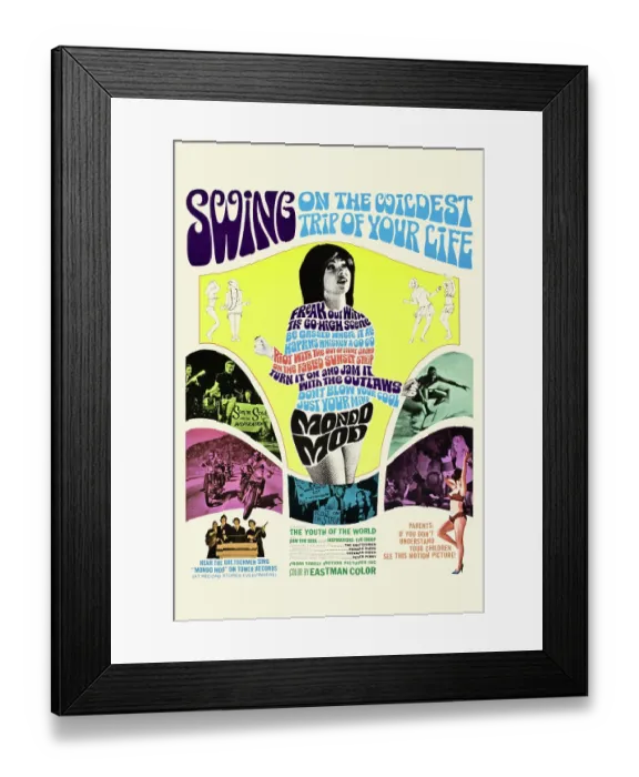 Framed Print : Poster For Mondo Mod Framed Print : Poster For Mondo Mod