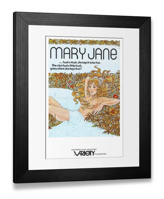 Framed Print : Poster For Mary Jane Framed Print : Poster For Mary Jane