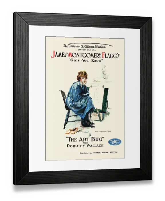 Framed Print : Movie Poster for The Art Bug Framed Print : Movie Poster for The Art Bug