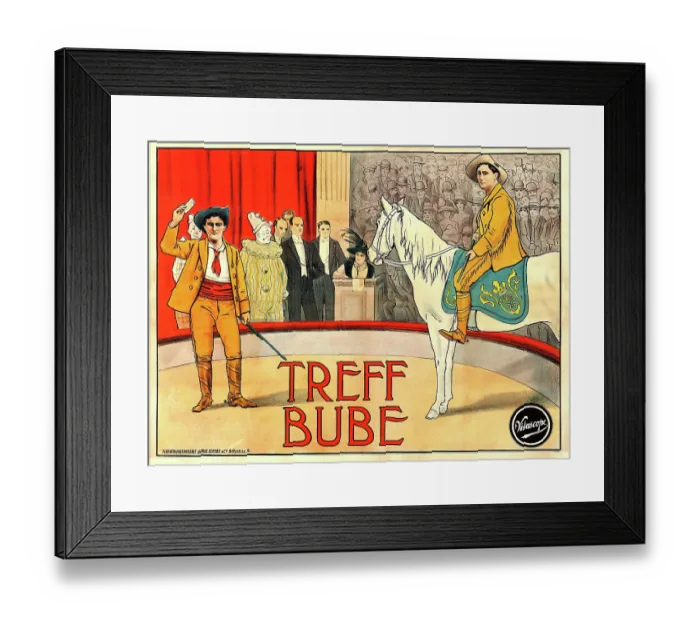 Framed Print : Treff Bube Framed Print : Treff Bube
