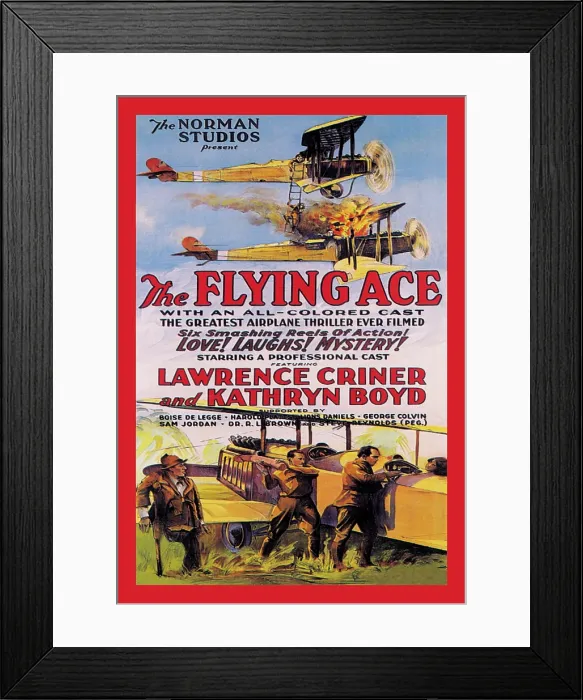 Framed Print : Flying Ace Movie Poster Framed Print : Flying Ace Movie Poster