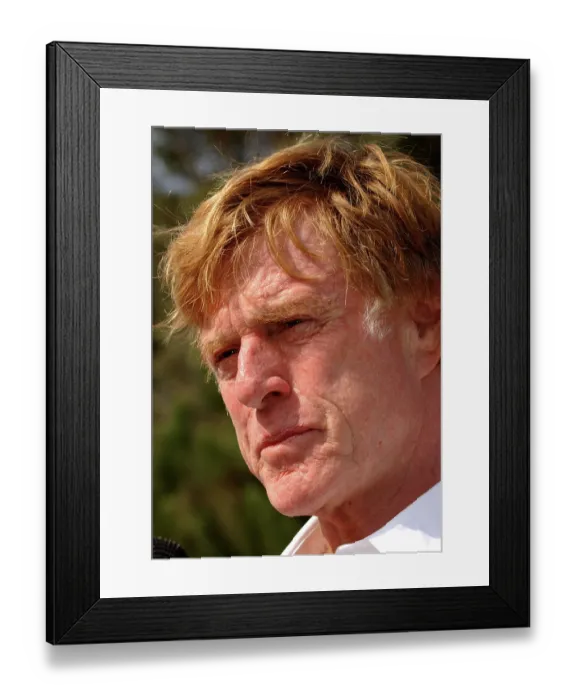 Framed Print : Robert Redford Supports Prop. 87 - October 25, 2006 Framed Print : Robert Redford Supports Prop. 87 - October 25, 2006