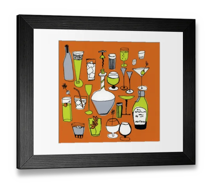 Framed Print : Cocktail Hour Framed Print : Cocktail Hour