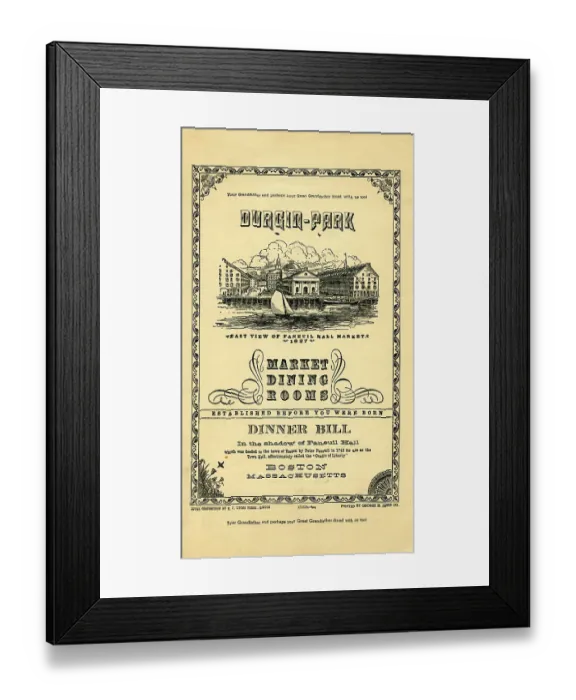 Framed Print : Durgin-Park Market Dining Rooms Framed Print : Durgin-Park Market Dining Rooms
