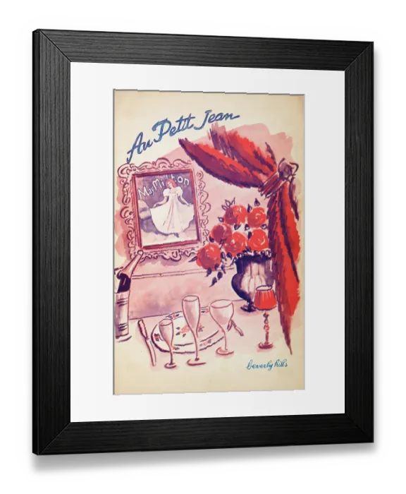 Framed Print : Au Petit Jean Framed Print : Au Petit Jean