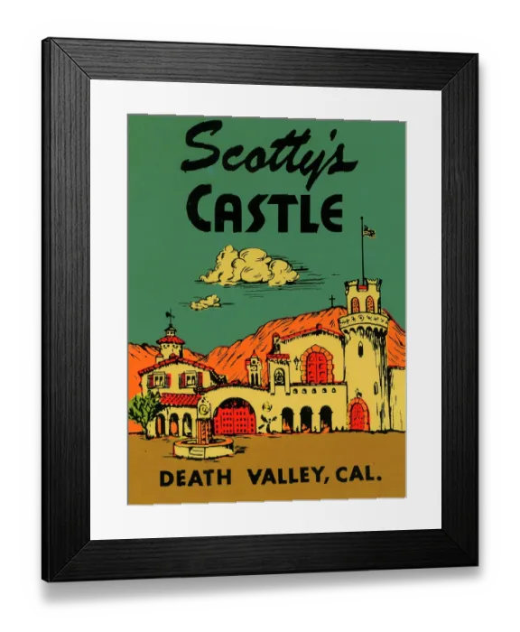 Framed Print : Scotty's Castle Framed Print : Scotty's Castle