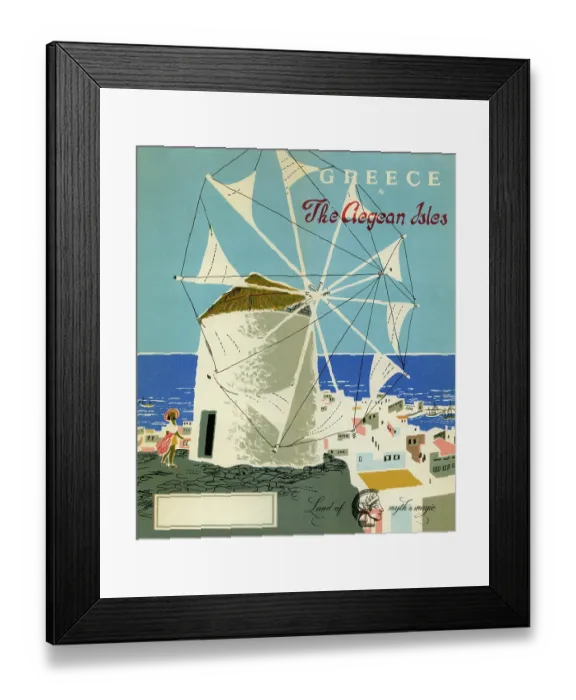 Framed Print : Greece: The Aegean Isles Framed Print : Greece: The Aegean Isles