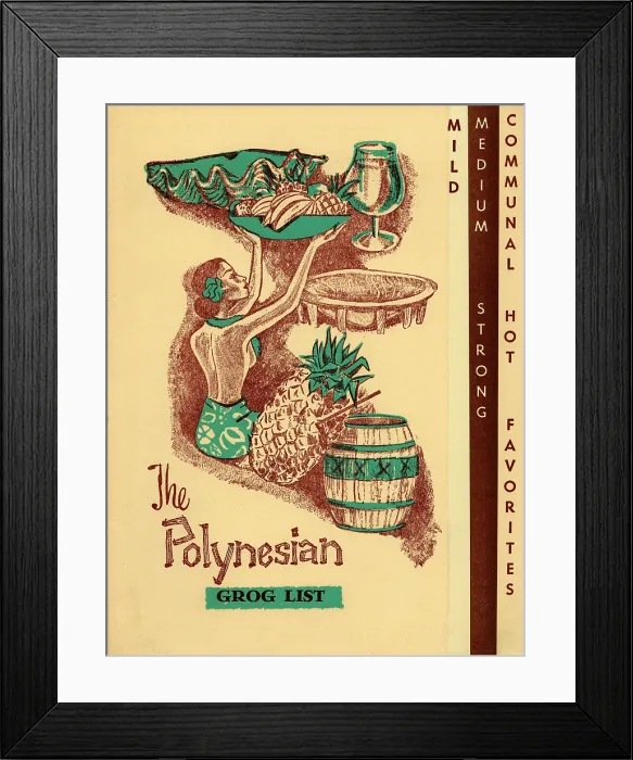 Framed Print : Polynesian, The Framed Print : Polynesian, The