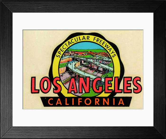 Framed Print : Los Angeles Framed Print : Los Angeles