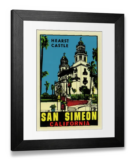 Framed Print : Hearst Castle Framed Print : Hearst Castle