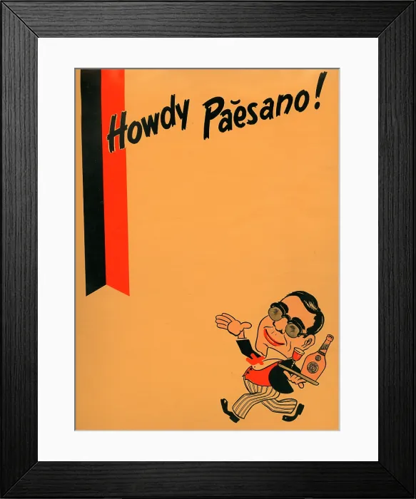 Framed Print : Howdy Paesano! Framed Print : Howdy Paesano!