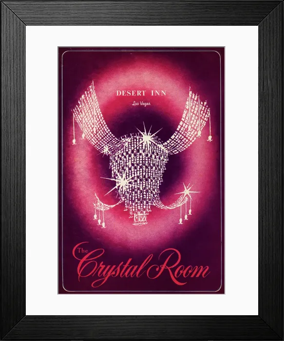 Framed Print : Crystal Room, The Desert Inn Framed Print : Crystal Room, The Desert Inn