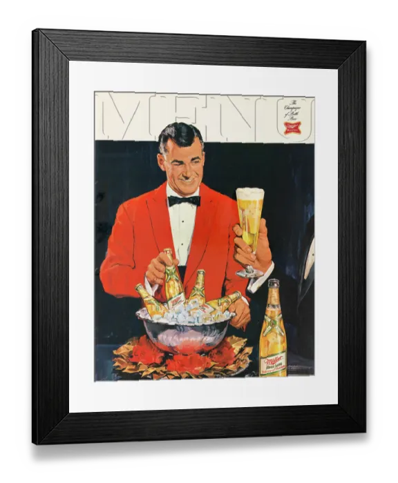 Framed Print : Miller High Life Framed Print : Miller High Life