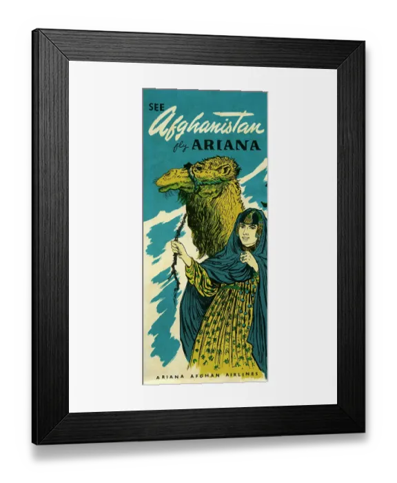 Framed Print : See Afghanistan, Fly Ariana Framed Print : See Afghanistan, Fly Ariana
