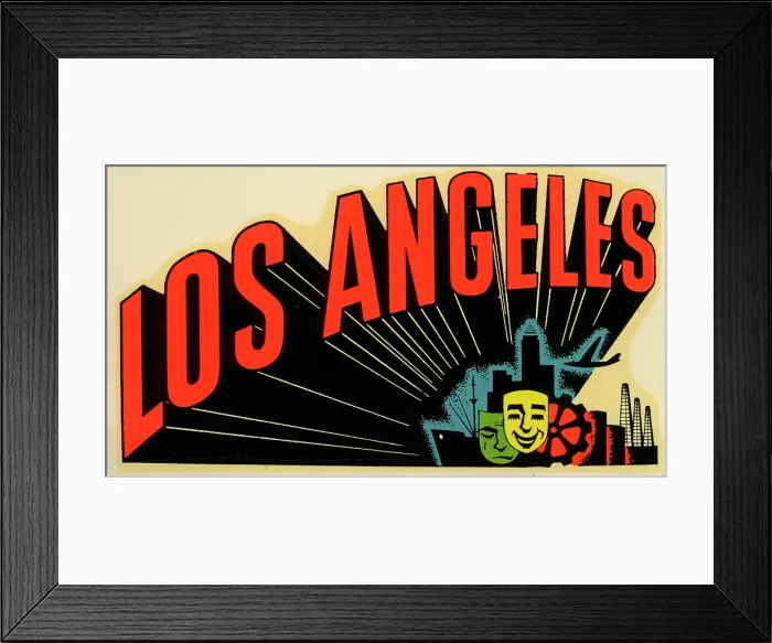 Framed Print : Los Angeles Framed Print : Los Angeles