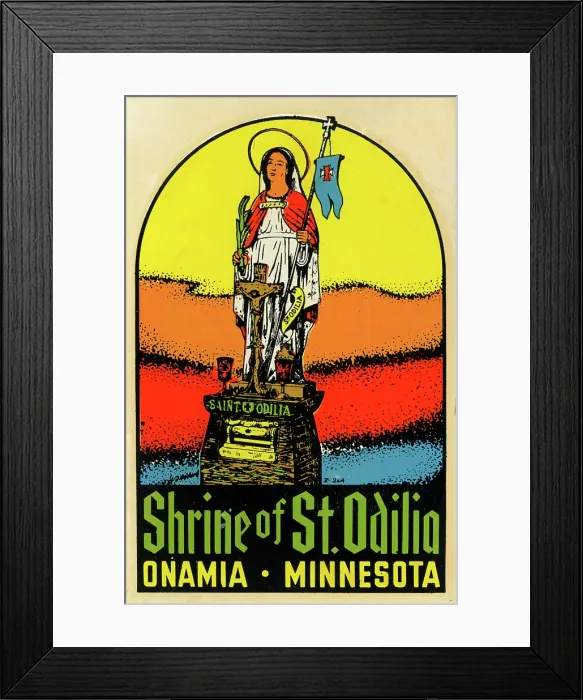 Framed Print : Shrine of St. Odilia Framed Print : Shrine of St. Odilia