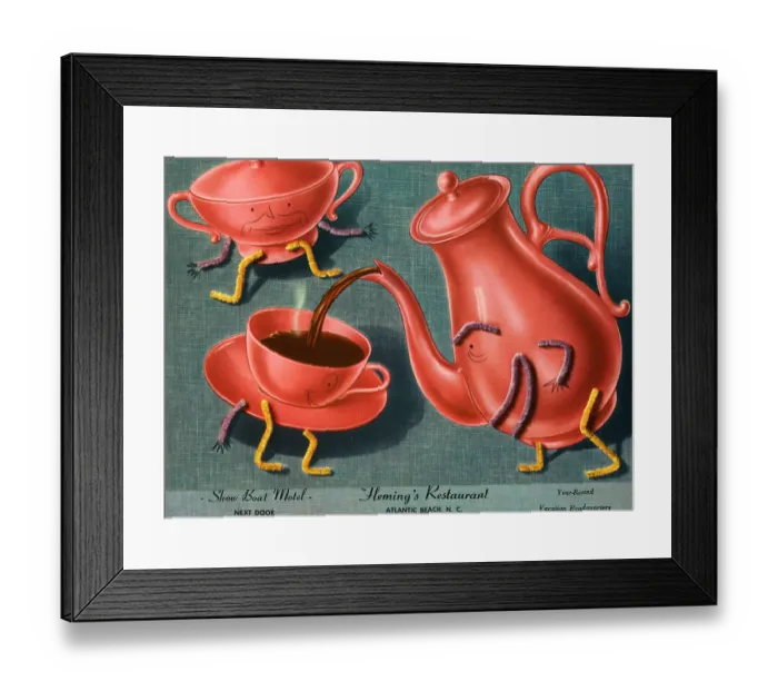 Framed Print : Fleming's Restaurant Framed Print : Fleming's Restaurant