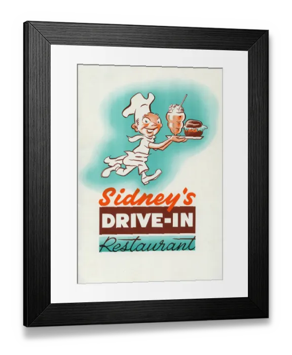 Framed Print : Sidney's Drive-In Restauarnt Framed Print : Sidney's Drive-In Restauarnt