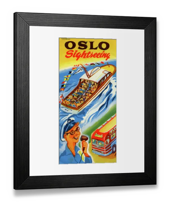 Framed Print : Oslo Sightseeing Framed Print : Oslo Sightseeing
