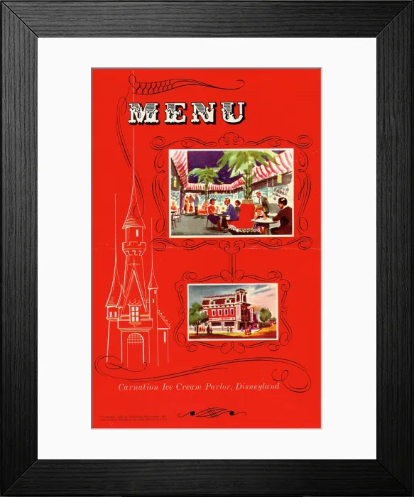 Framed Print : Carnation Ice Cream Parlor Framed Print : Carnation Ice Cream Parlor