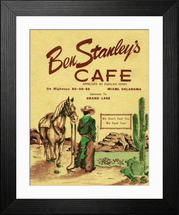 Framed Print : Ben Stanley's Cafe Framed Print : Ben Stanley's Cafe
