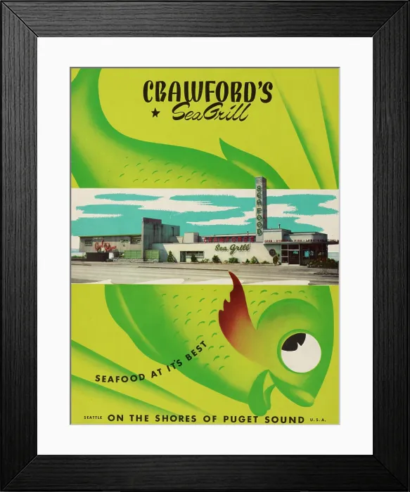 Framed Print : Crawford's Sea Grill