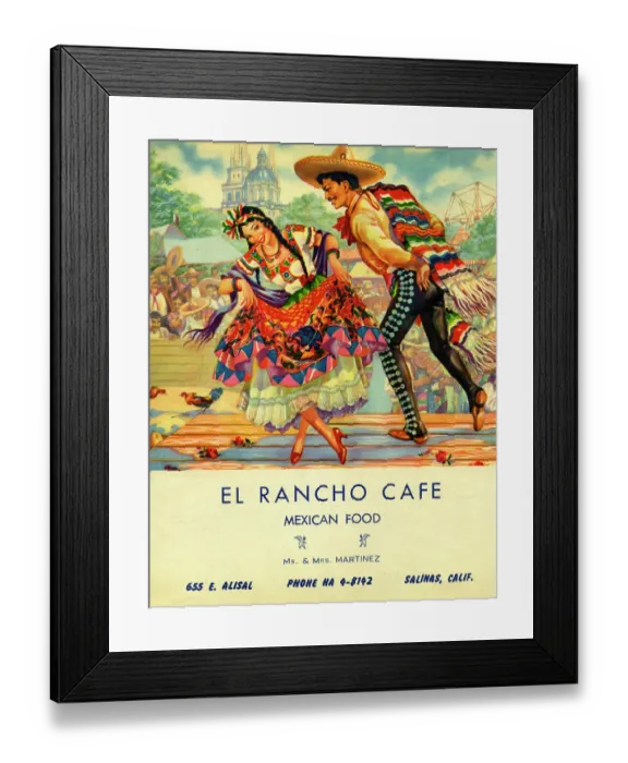 Framed Print : El Rancho Cafe Framed Print : El Rancho Cafe