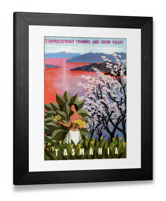 Framed Print : D'Entrecasteaux Channel and Huon Valley, Tasmania Framed Print : D'Entrecasteaux Channel and Huon Valley, Tasmania