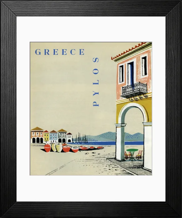 Framed Print : Pylos, Greece Framed Print : Pylos, Greece