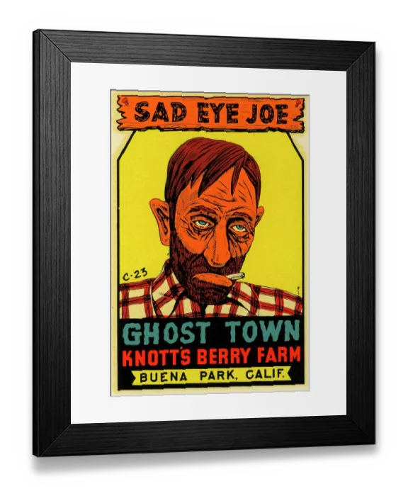 Framed Print : Ghost Town, Knott's Berry Farm