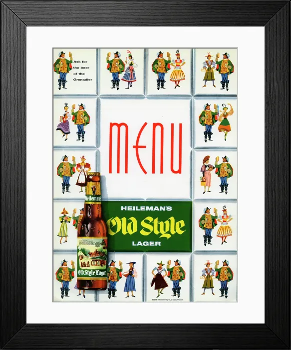 Framed Print : Heileman's Old Style Lager Framed Print : Heileman's Old Style Lager
