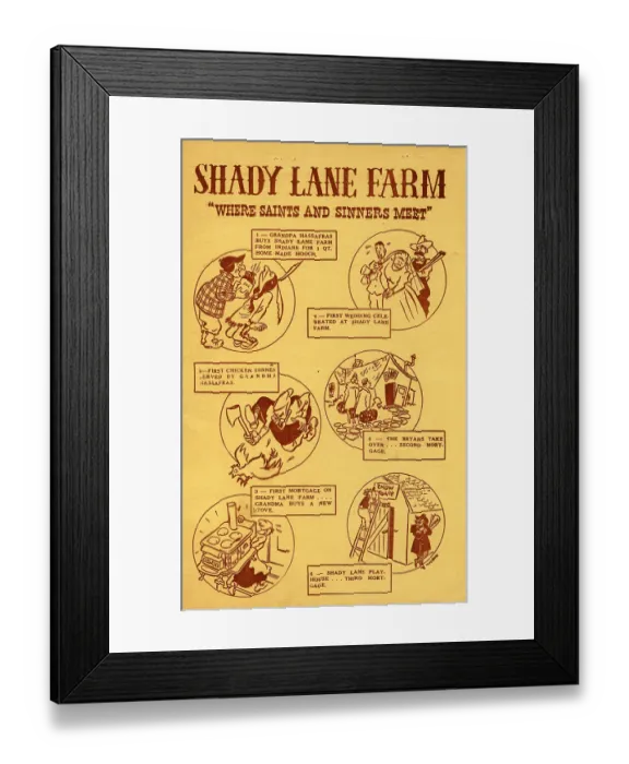 Framed Print : Shady Lane Farm Framed Print : Shady Lane Farm
