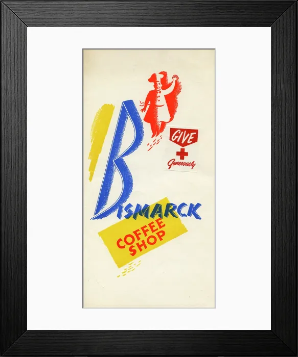 Framed Print : Bismarck Coffee Shop Framed Print : Bismarck Coffee Shop