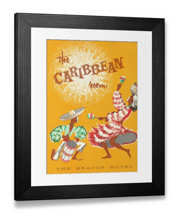 Framed Print : Beacon Hotel, Caribbean Room Framed Print : Beacon Hotel, Caribbean Room