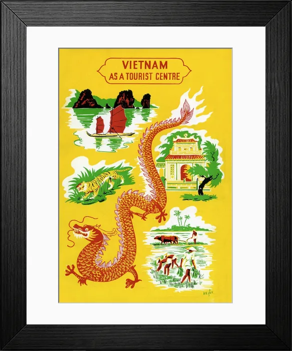 Framed Print : Vietnam as a Tourist Centre Framed Print : Vietnam as a Tourist Centre
